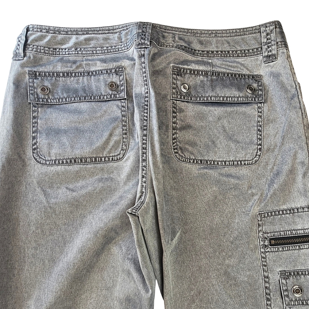 Express Women's Silver Adjustable Length Cargo Pa… - image 4